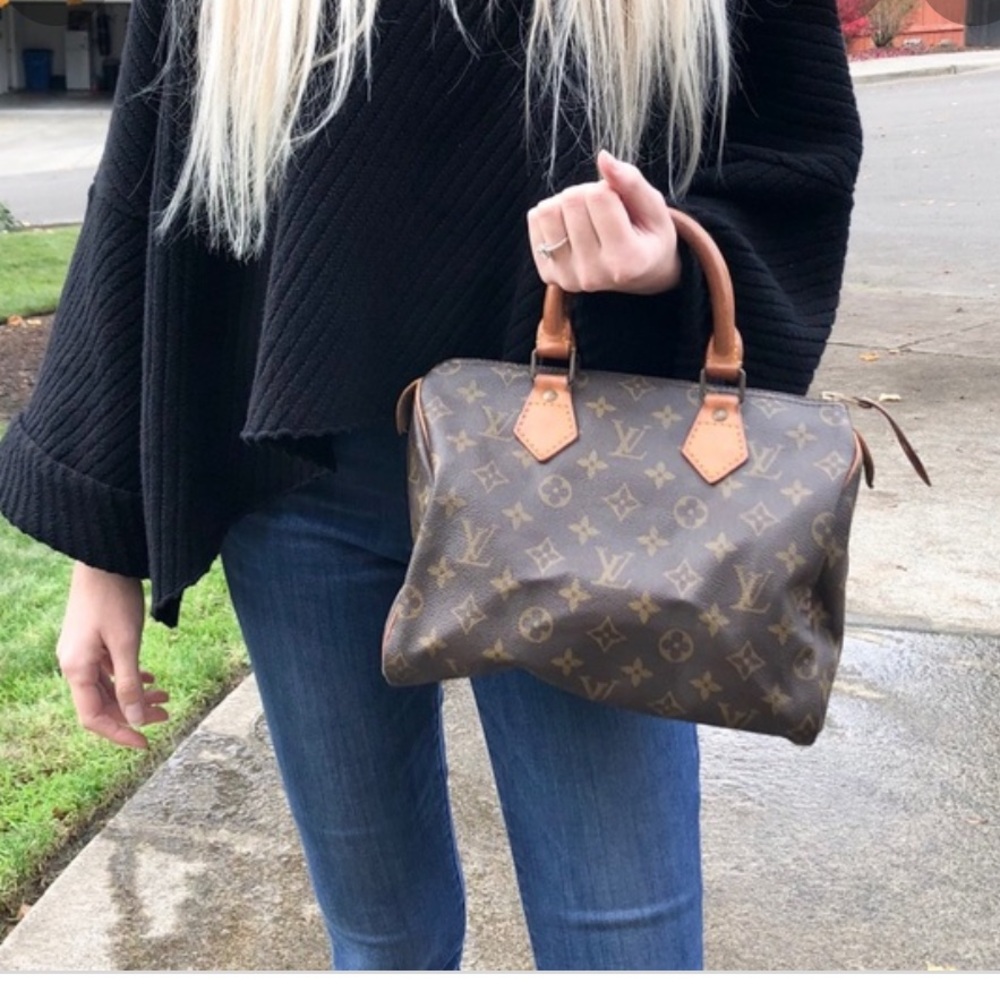 Louis Vuitton Dark Brown Monogram Satchel